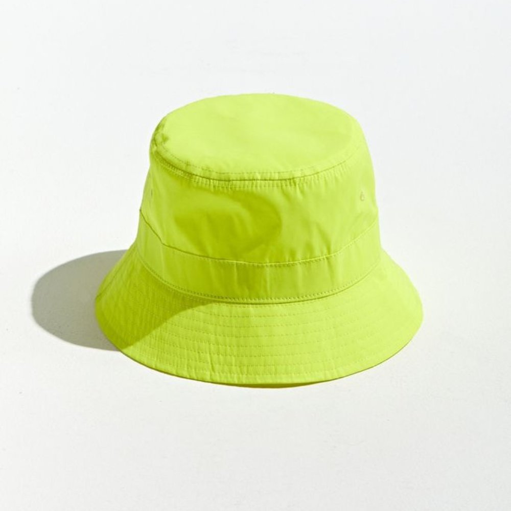 UO High Visibility Neon Nylon Bucket Hat